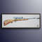 Painting 55 Shooting Rifle , thick oil paint impasto style modern Art on canvas , Express shipping worldwide, By Koby Feldmos.jpg