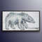 Polar Bear 67 Beautiful large animal painting on canvas, original hand made, thick layers, extremely power animal, By Koby Feldmos.jpg