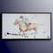 Polo Classic 67 original oil painting, polo game, horse, game, animal, fine art, interior design, thick layers, handmade by Koby Feldmos.jpg