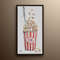 Popcorn POP ART 55 movie room Cinema Pop art style contemporary oil painting, food, Pop corn, gift idea handmade by Koby Feldmos.jpg