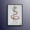 Snake oil painting 40, animal painting, original oil painting on canvas, yellow orange red colors, thick layers, By Koby Feldmos.jpg