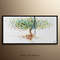 Tree painting 67 - Heavy texture, relaxing colors, oil painting on canvas, original art, modern style, Handmade by Koby Feldmos.jpg