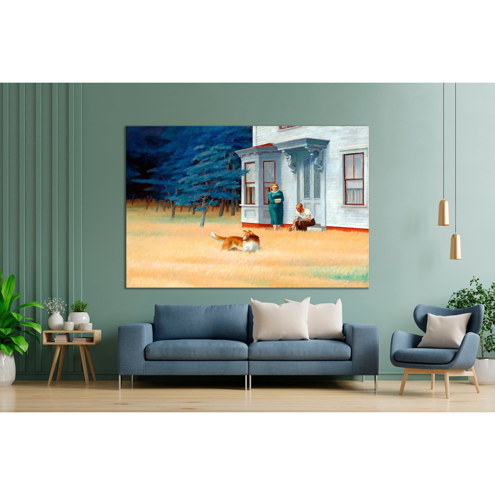 CANVAS ART PRINT Cape Cod Evening Painting Print Edward Hopper Canvas Art American Art Print Living Room Wall Decor Hopper Wall Art Print.jpg