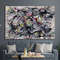 CANVAS ART PRINT Color Abstract Art Print Number 34 Painting Reproduction Print Jackson Pollock Canvas Print Pollock Style Wall Art Canvas.jpg
