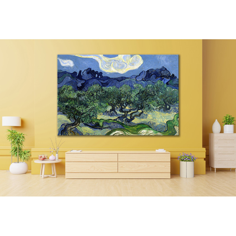 CANVAS ART PRINT Olive Trees Canvas Art Vincent van Gogh Painting Print Fine Art Canvas Classic Art Print Olive Grove Wall Art.jpg