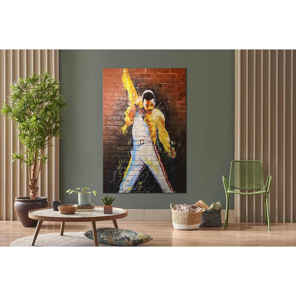 CANVAS ART PRINT Rock Music Art Print Graffiti Wall Art Rock Singer Graffiti Print Modern Canvas Art Trendy Canvas Print Fredie Canvas Print.jpg