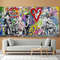 CANVAS ART PRINT Pop Wall Canvas Print Brainwash Graffiti Print Art Urban Wall Art Street Art Print Large Canvas Art Living Room Wall Art.jpg