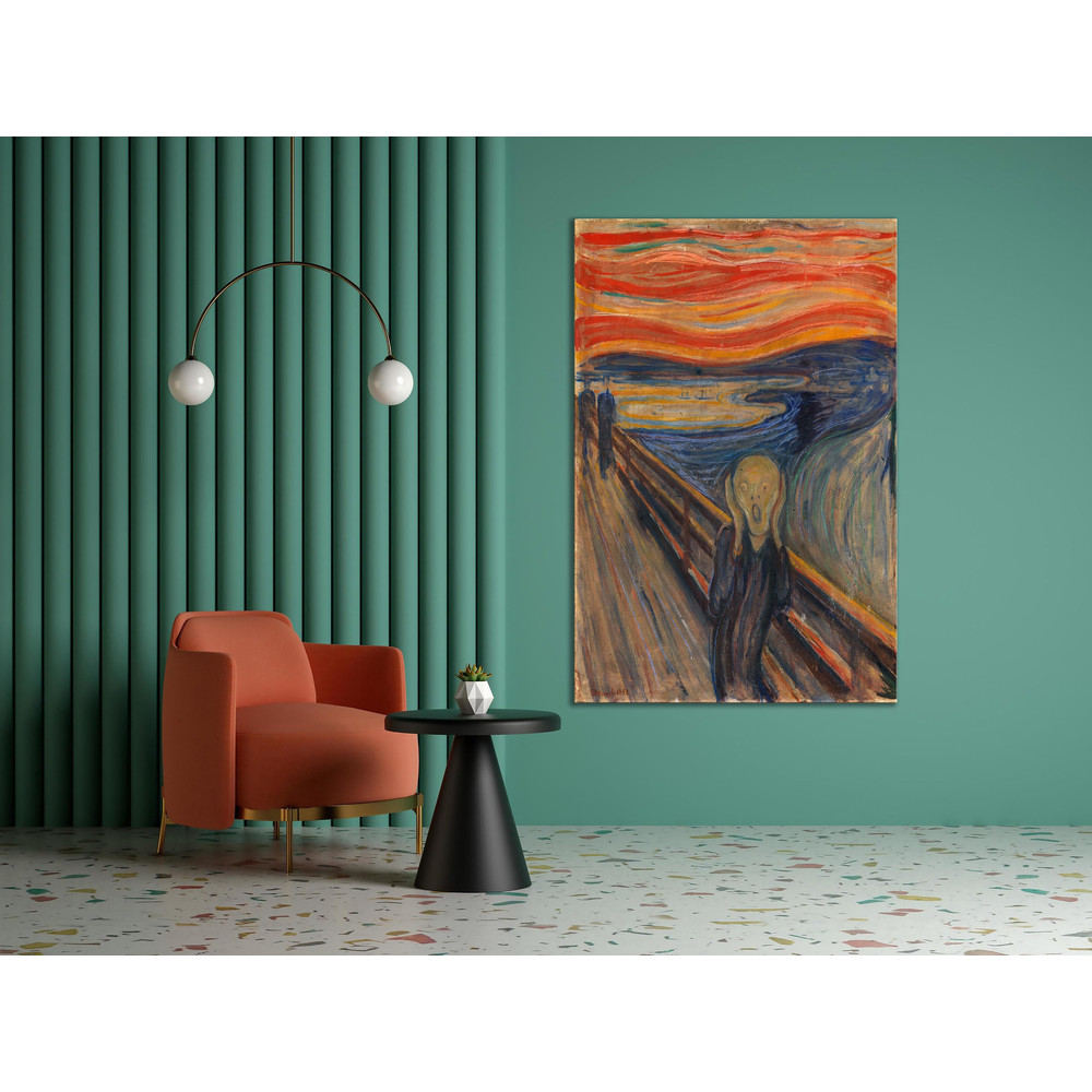 CANVAS ART PRINT Scream Paiting Edward Munch Scream Canvas Print Classic Art Print Fine Art Print Famous Painting Reproduction Print.jpg