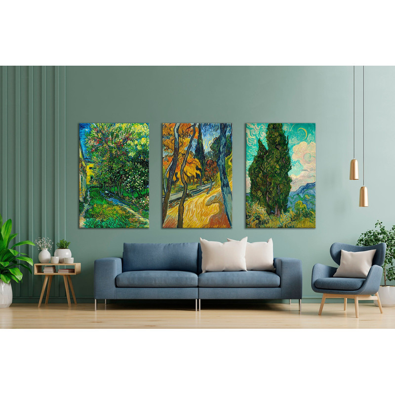 CANVAS ART PRINT Set of 3 Arts Vincent van Gogh Print Classic Art Canvas Print van Gogh Prints Set Wall Art Set Art Set for Living Room.jpg