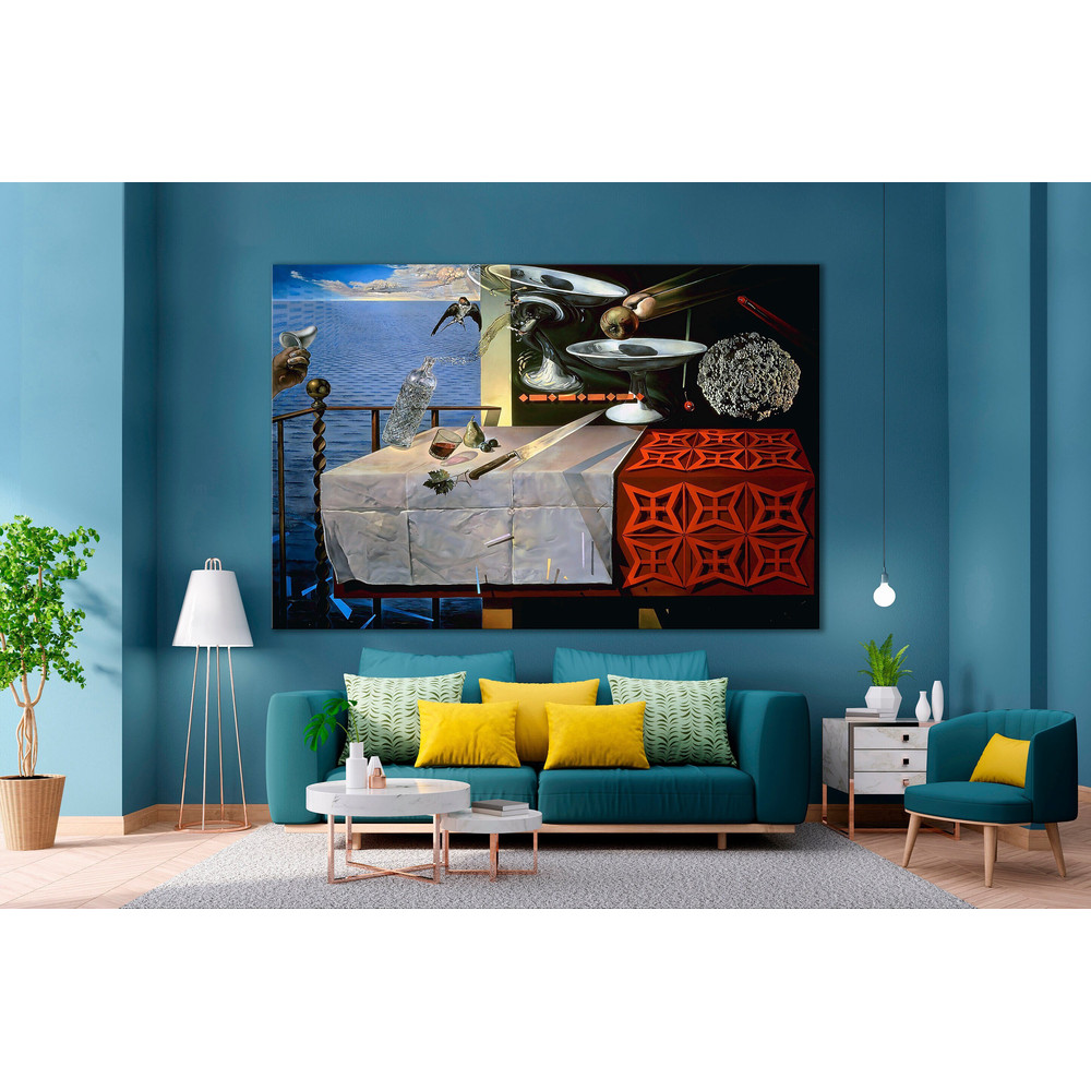 CANVAS ART PRINT Still Life Fast Moving Print Salvador Dali Canvas Art Surrealistic Artwork Print Dali Reproduction Print Surrealism Canvas.jpg