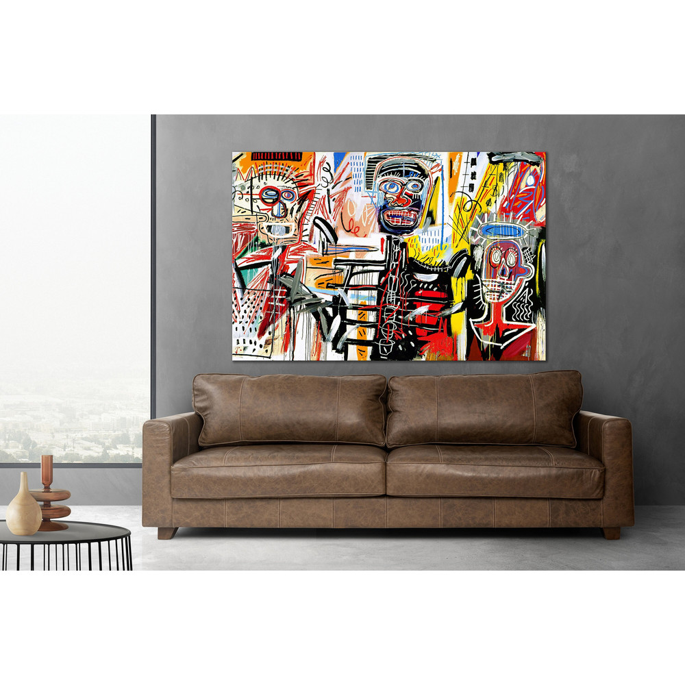 CANVAS ART PRINT Street Art Philistines Canvas Print Jean Michel Pop Art Canvas Modern Living Room Wall Decor Urban Print Trendy Canvas Art.jpg