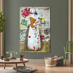 canvas art print urban art print chocolate vandal banksy canvas art graffiti wall art print modern c