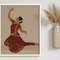 Indian Art, Bharatanatyam Poster, Brown Girl Art, Desi Art, South Asian Woman Art, Tamil girl Wall Art, American Indian Art, Arangetram Gift.jpg