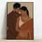 Indian Couple Art, Indian Art, Desi Art, South Asian Art, South Indian Art, Desi Art, Brown Couple Art, Valentine's Gift, For him, For her-1.jpg