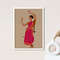Indian Dancer Wall Art, Bharatanatyam Poster, Indian Art, Brown Girl Art, Desi Art, South Asian Woman Art, Tamil Girl, American Indian Art.jpg