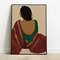 Indian Women In Saree Art, Desi Art, Indian Wall Art, South Asian Art, Tamil Girl Poster, Telugu Art, Brown Girl, Retro Art, Indian Pop Art.jpg