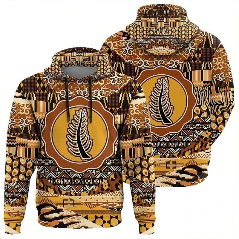 Nyame Nti Hoodie Leo Style, African Hoodie For Men Women