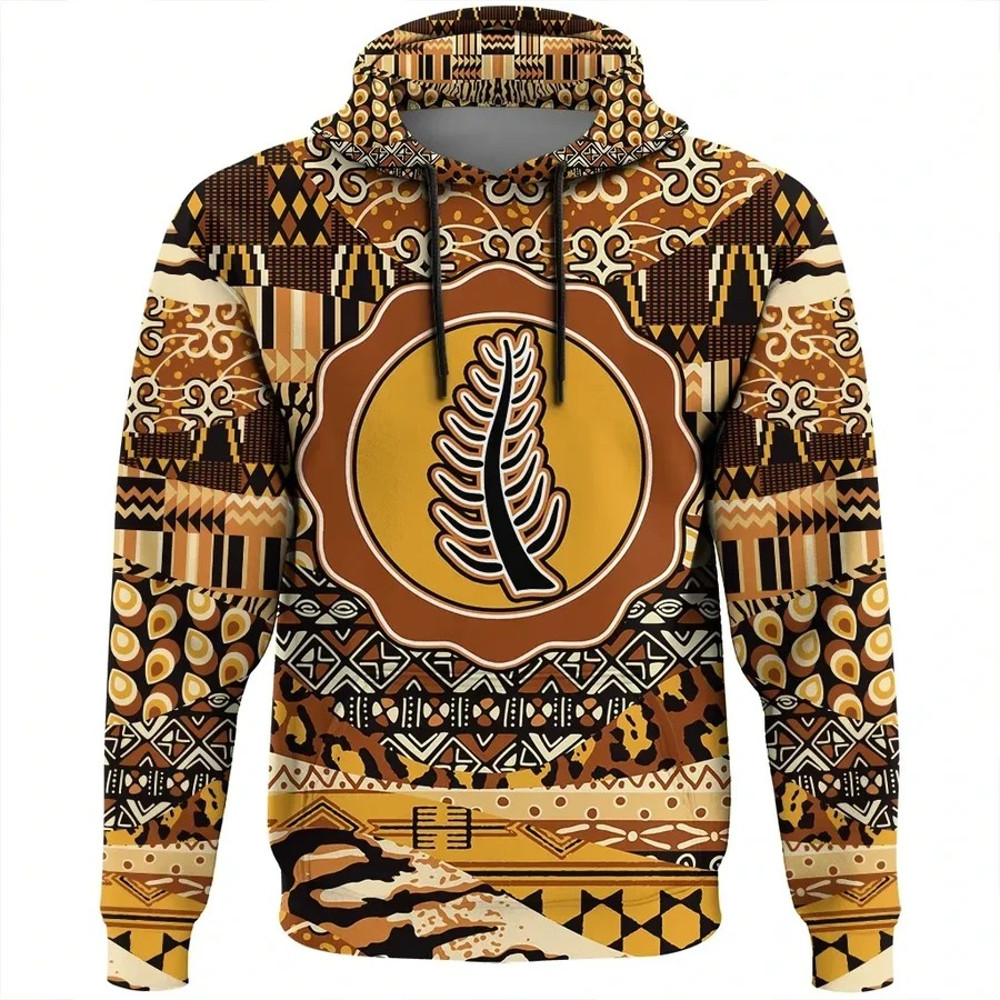 Nyame Nti Hoodie Leo Style, African Hoodie For Men Women