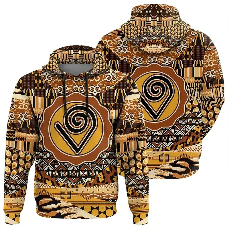 Kokuromotie Hoodie Leo Style, African Hoodie For Men Women