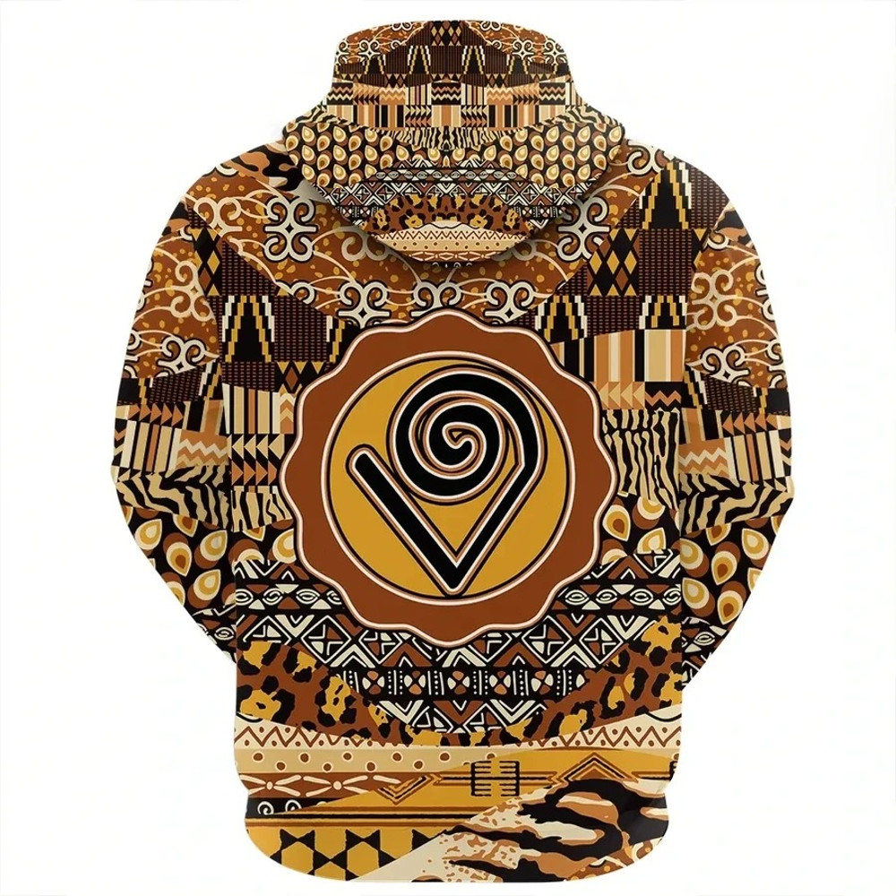 Kokuromotie Hoodie Leo Style, African Hoodie For Men Women