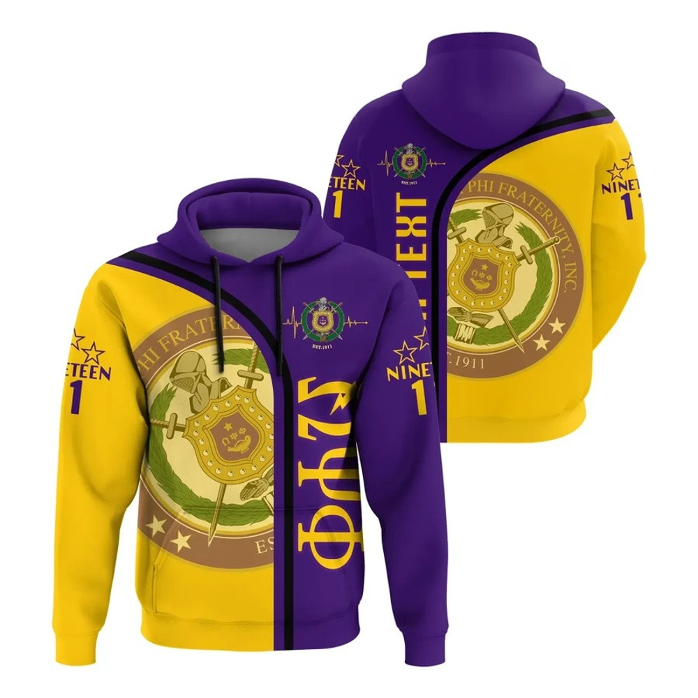 Personalised Omega Psi Phi In My Heart Pullover, African Hoodie For Men Women