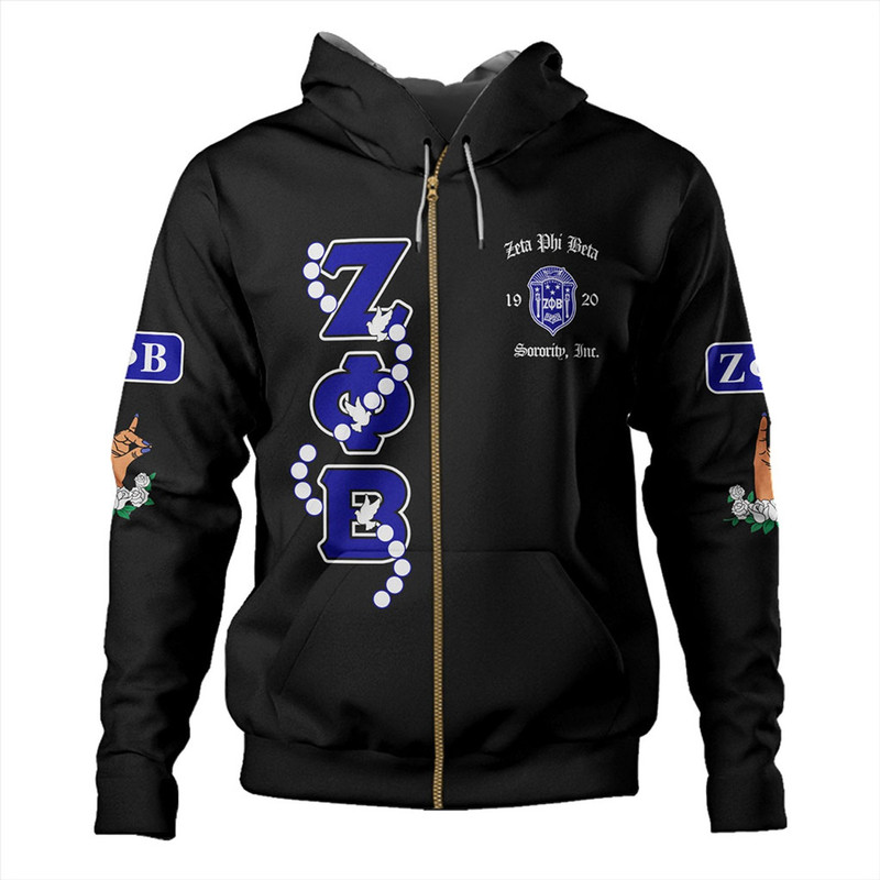 Zeta Phi Beta Hoodie Sorority Pearl And Dove, African Hoodie For Men Women