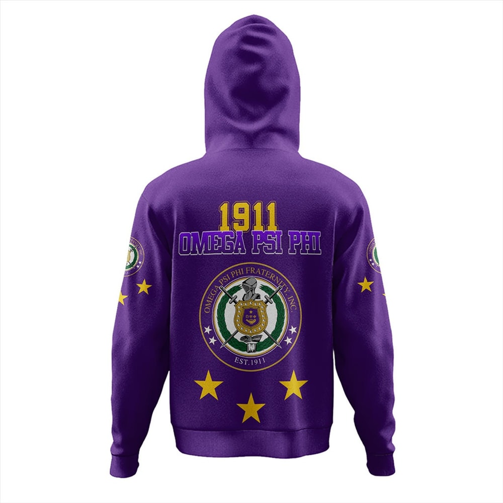 Omega Psi Phi Hoodie Atomic Dog, African Hoodie For Men Women