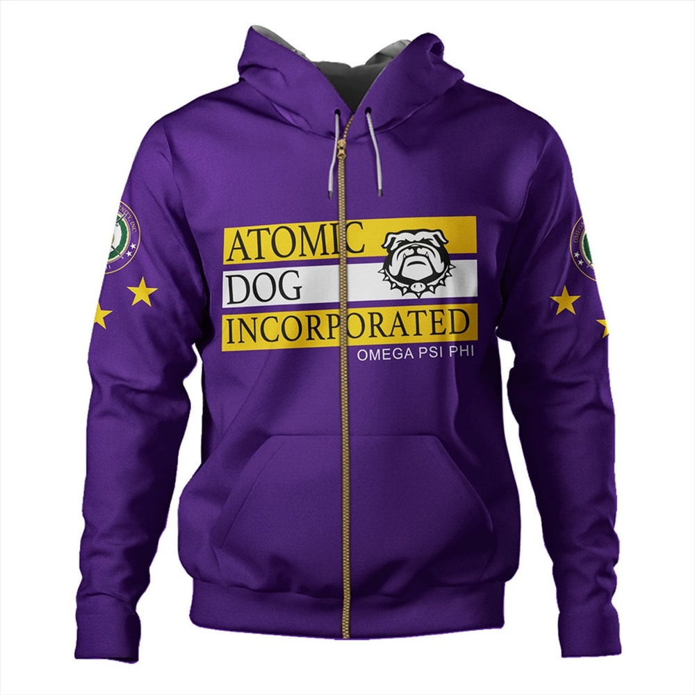 Omega Psi Phi Hoodie Atomic Dog, African Hoodie For Men Women