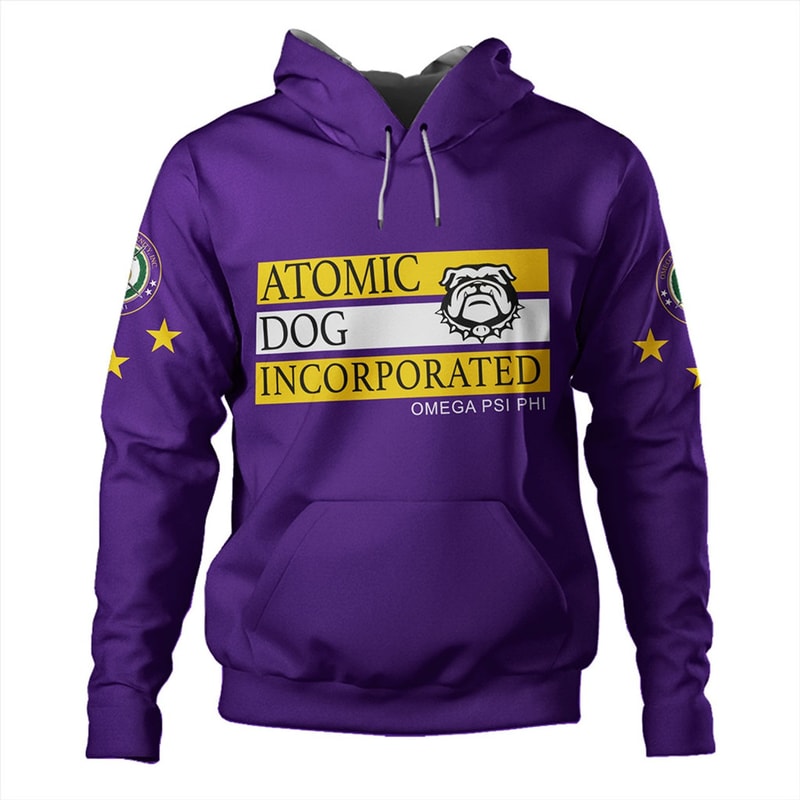 Omega Psi Phi Hoodie Atomic Dog, African Hoodie For Men Women
