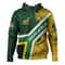 South Africa Hoodie Bokke Flag Gunge Background, African Hoodie For Men Women