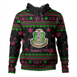 alpha kappa alpha hoodie christmas founded 1908, african hoodie for men women