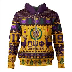 omega psi phi hoodie lux christmas bulldog greek letter, african hoodie for men women