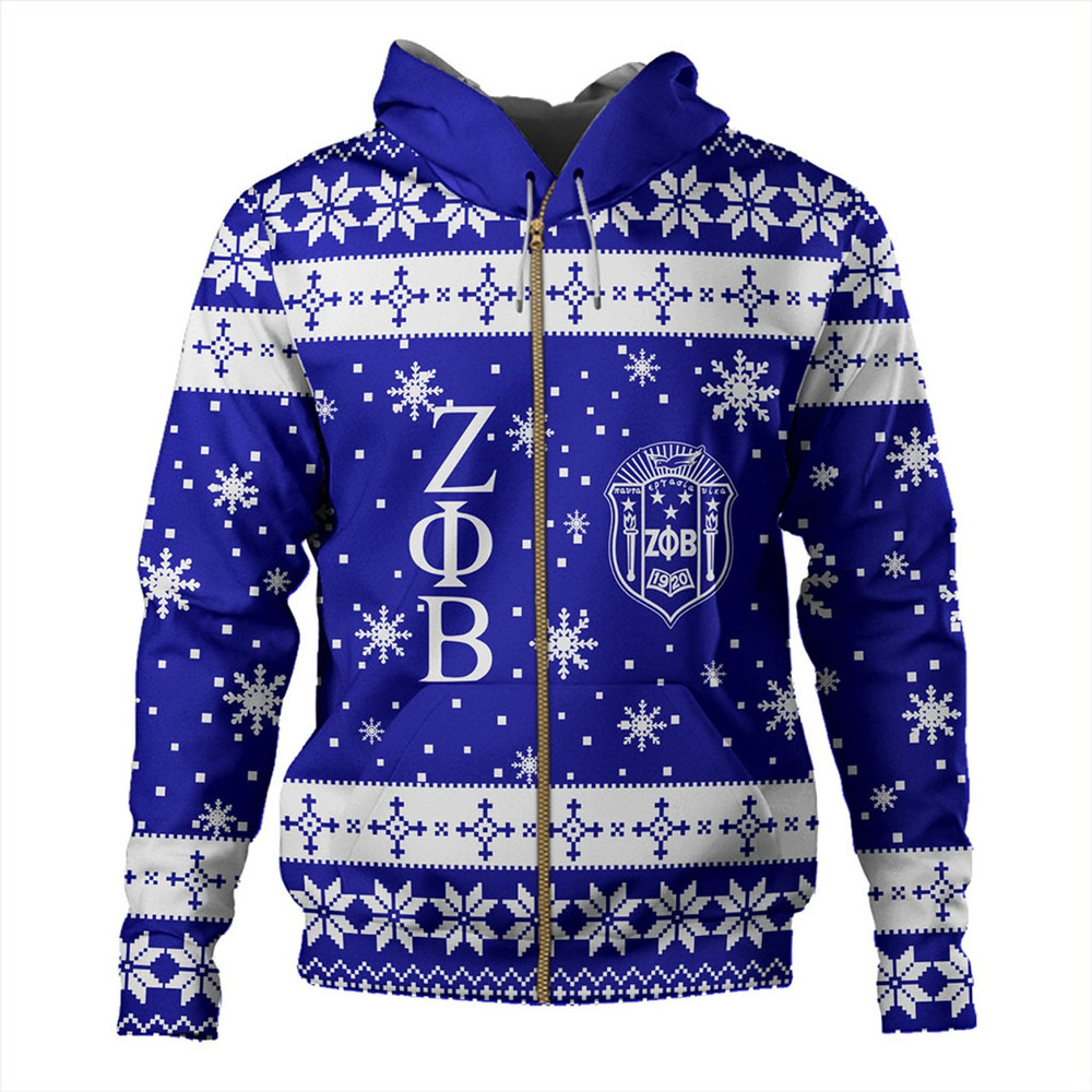 Zeta Phi Beta Hoodie Sorority Christmas, African Hoodie For Men Women