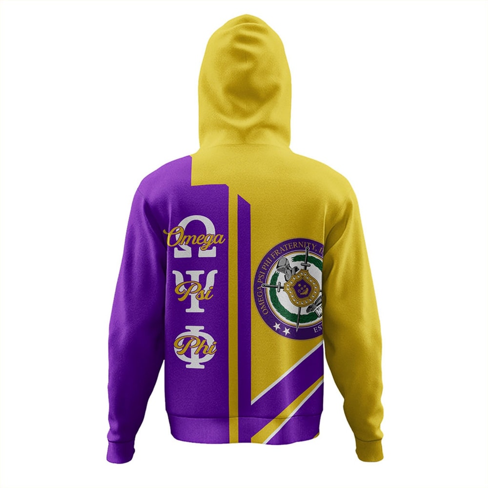 Omega Psi Phi Hoodie Half Concept, African Hoodie For Men Women