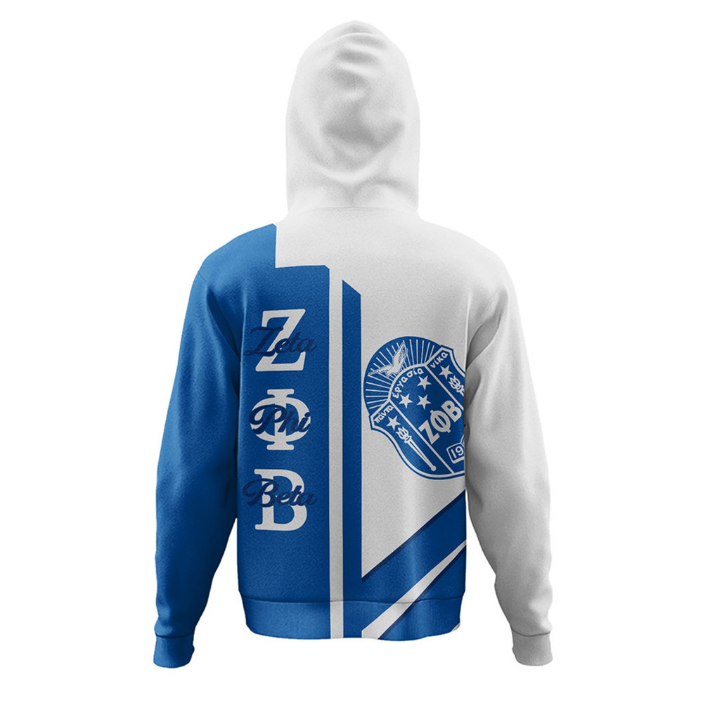 Zeta Phi Beta Hoodie Half Concept, African Hoodie For Men Women