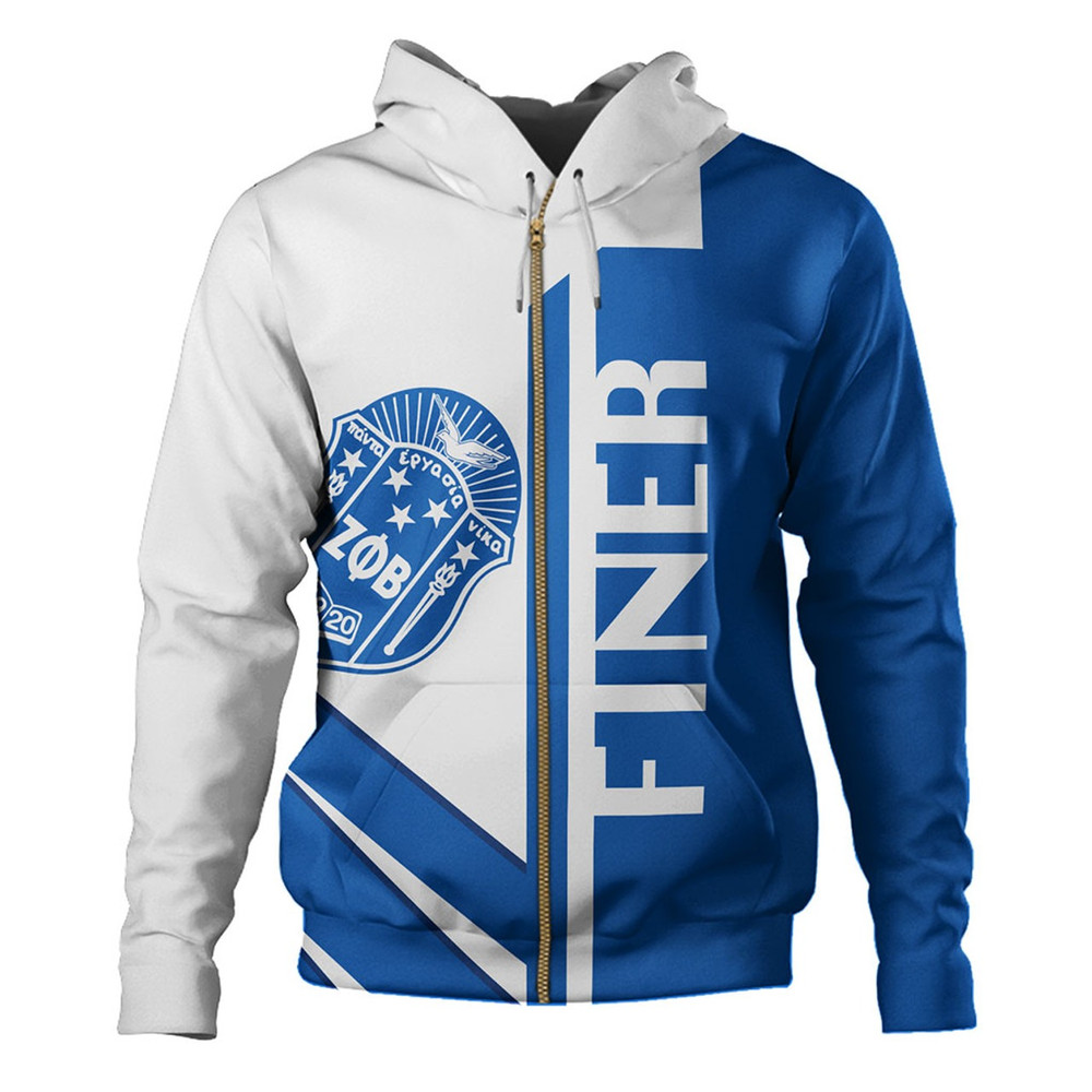 Zeta Phi Beta Hoodie Half Concept, African Hoodie For Men Women