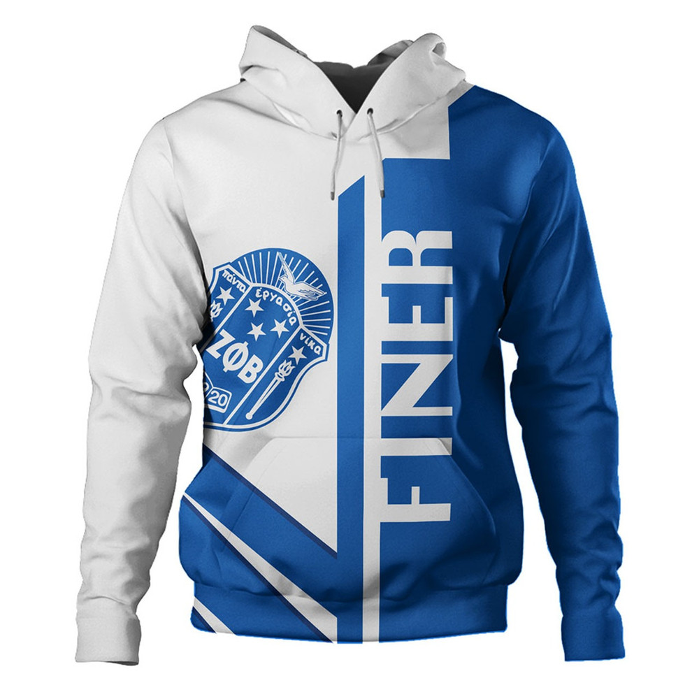 Zeta Phi Beta Hoodie Half Concept, African Hoodie For Men Women