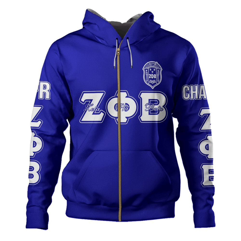 Zeta Phi Beta Hoodie Custom Chapter And Spring Style, African Hoodie For Men Women