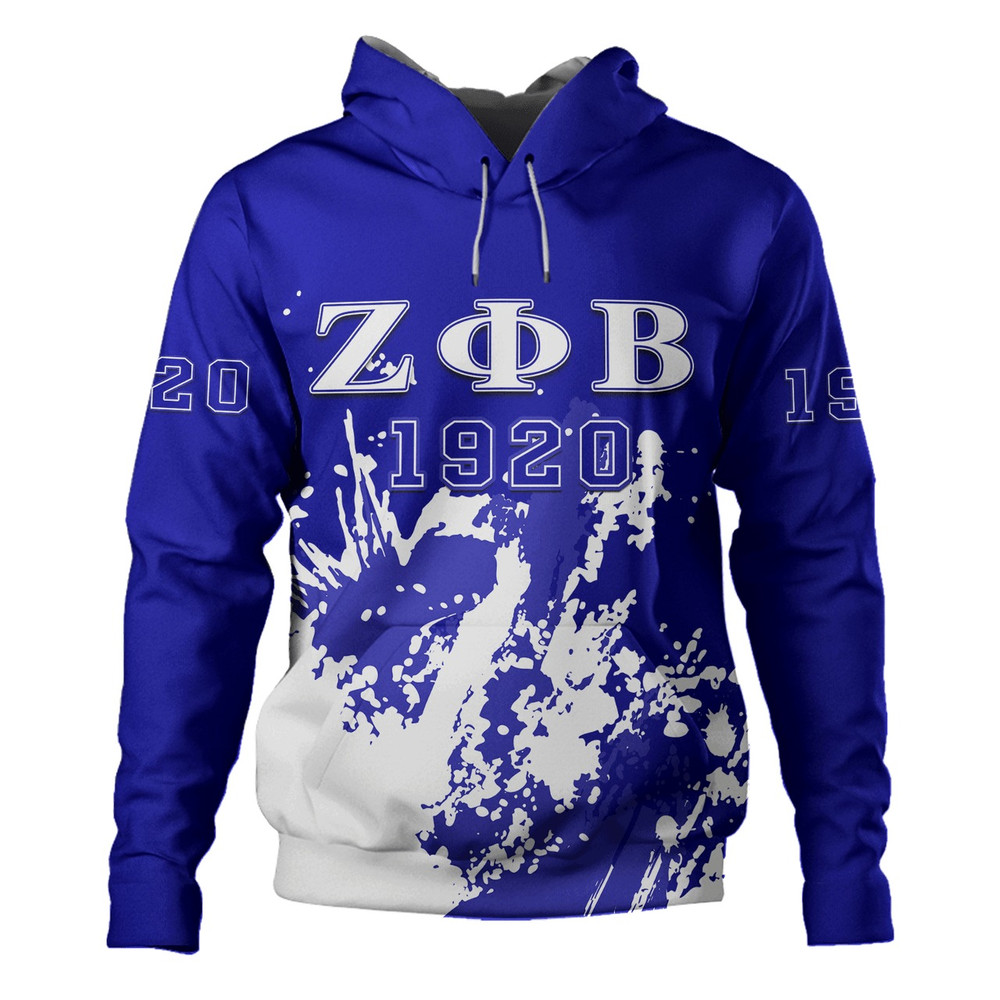 Zeta Phi Beta Hoodie Spanit Style, African Hoodie For Men Women