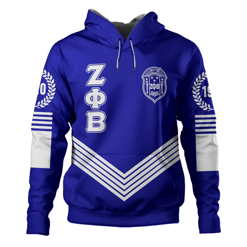 Zeta Phi Beta Hoodie Crest Greek Life, African Hoodie For Men Women