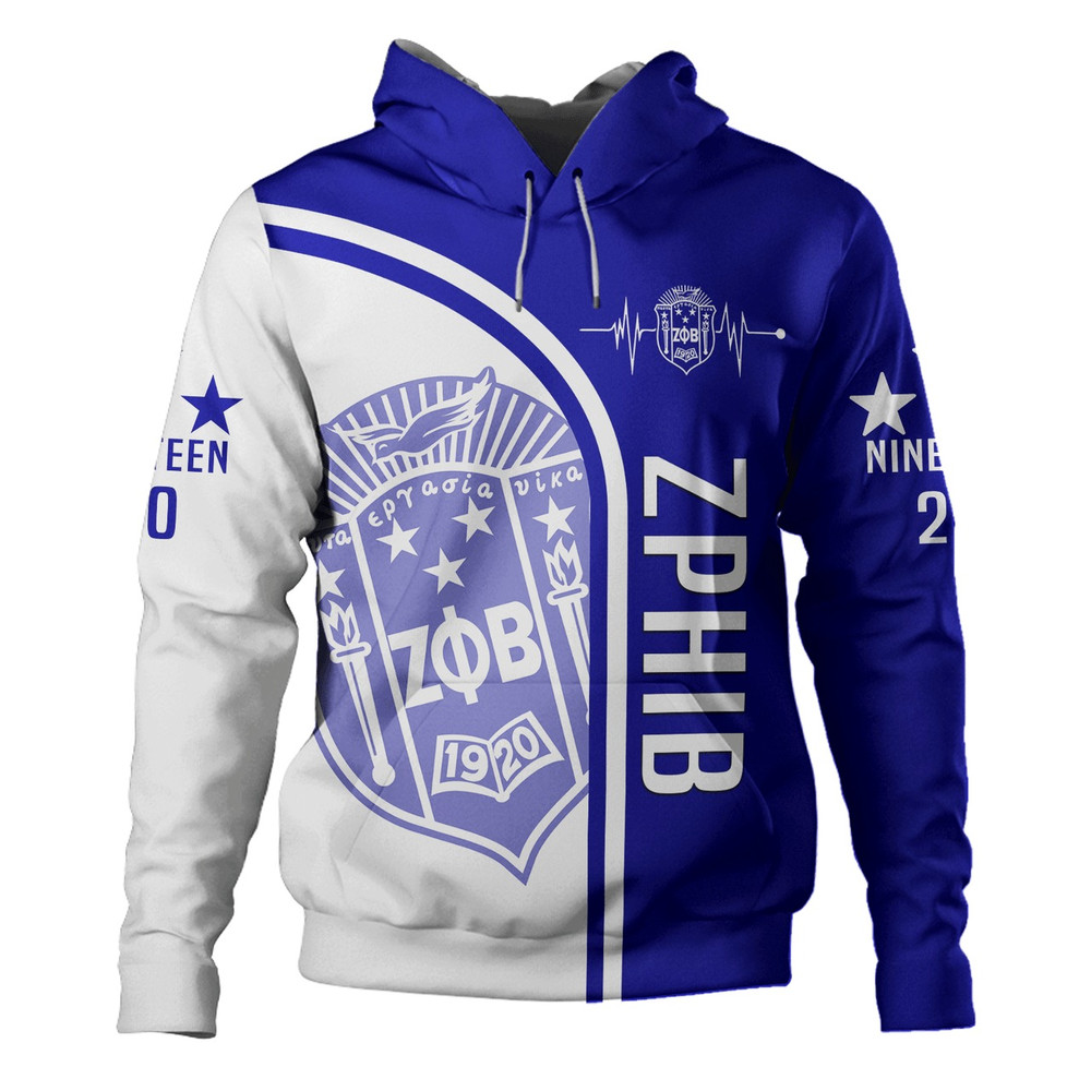 Zeta Phi Beta Hoodie Custom In My Heart, African Hoodie For Men Women
