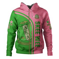 alpha kappa alpha hoodie custom in my heart, african hoodie for men women
