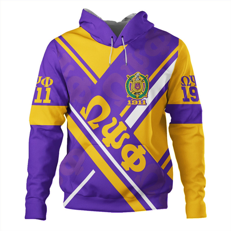 Omega Psi Phi Hoodie Custom Omega Psi Phi Brotherhood 1911, African Hoodie For Men Women