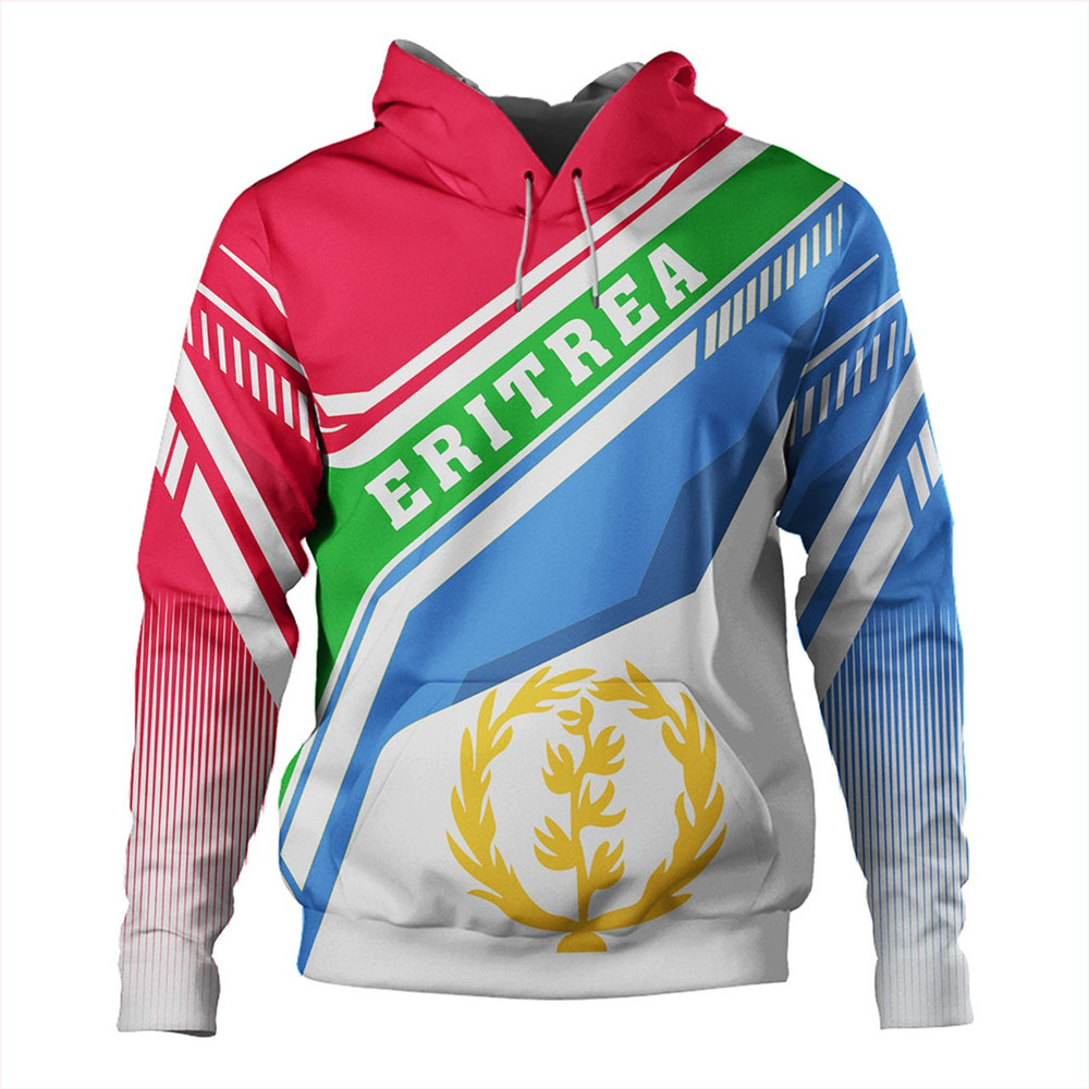 Eritrea Hoodie Flag Style, African Hoodie For Men Women