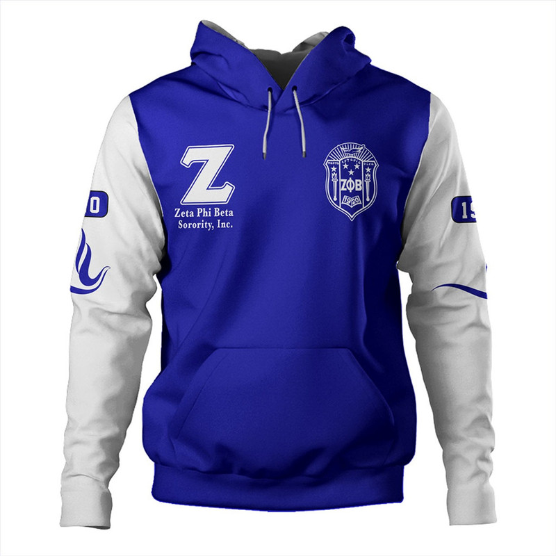 Zeta Phi Beta Hoodie Varsity Style, African Hoodie For Men Women
