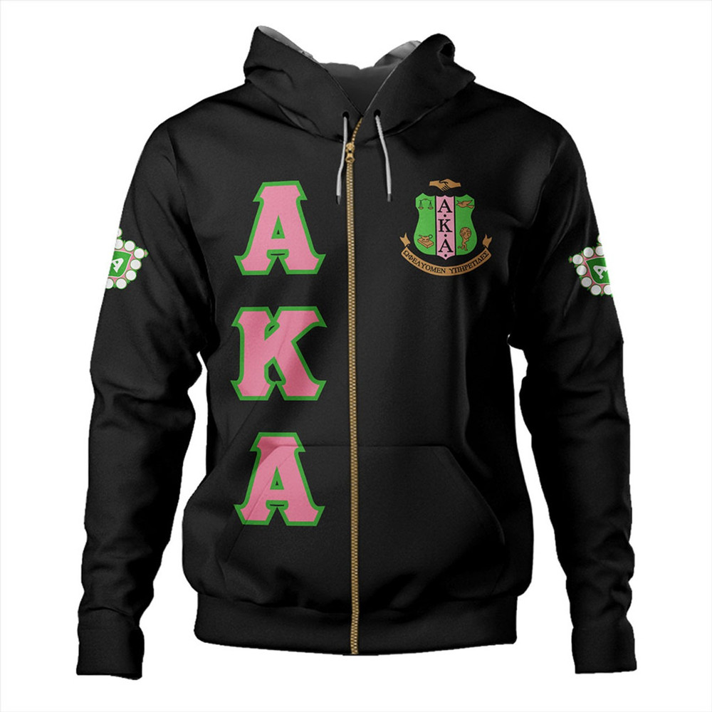 Alpha Kappa Alpha Hoodie Letter, African Hoodie For Men Women