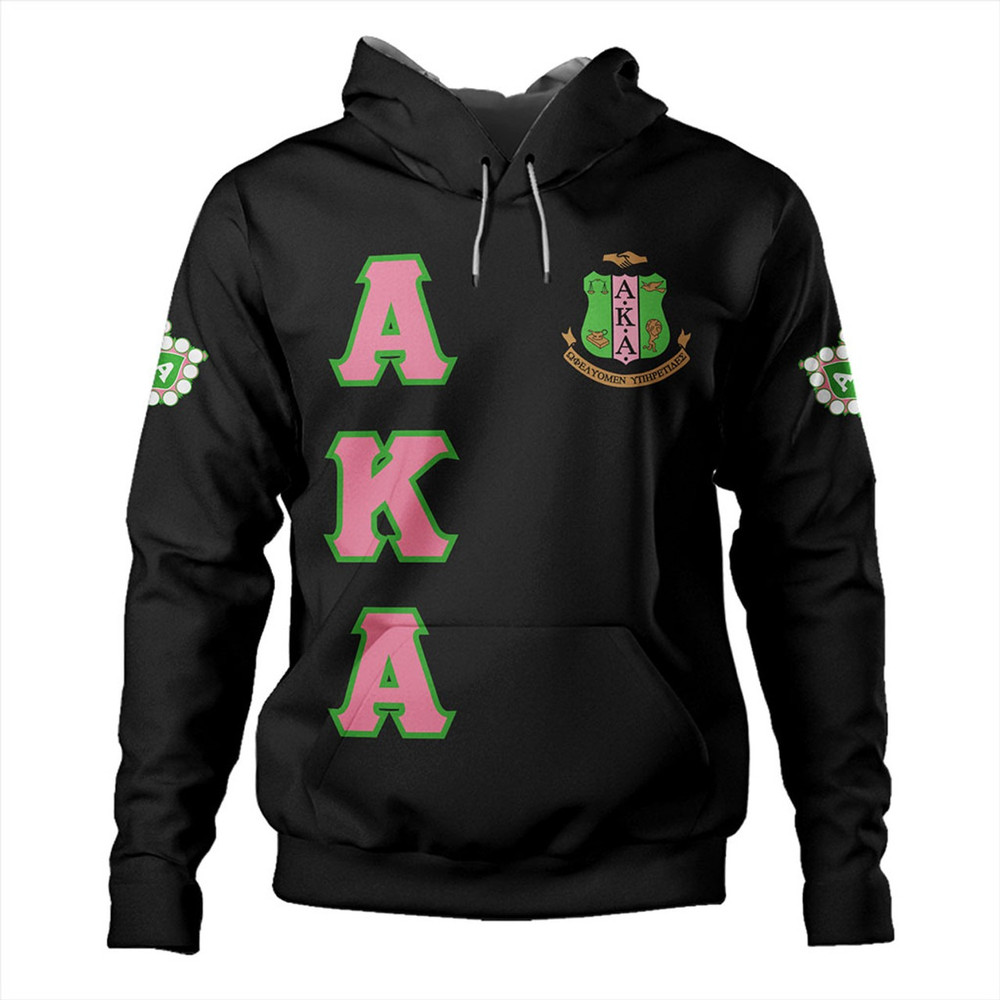 Alpha Kappa Alpha Hoodie Letter, African Hoodie For Men Women