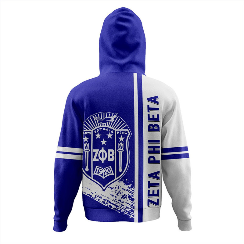 Zeta Phi Beta Hoodie Quater Style, African Hoodie For Men Women