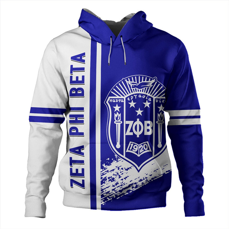 Zeta Phi Beta Hoodie Quater Style, African Hoodie For Men Women