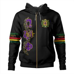 omega psi phi hoodie juneteenth chain freedom day, african hoodie for men women